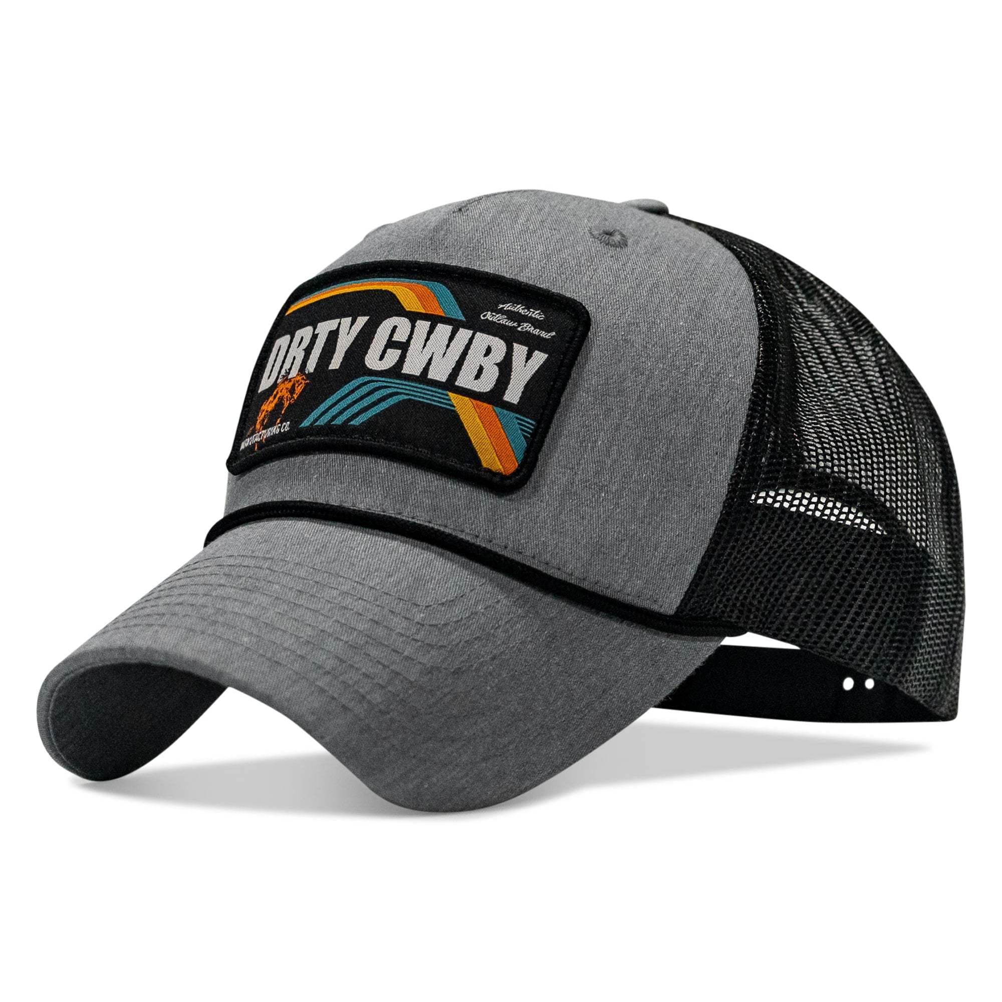 DRTYCWBY Vintage Bronco Patch Rope Snapback Hat - DIRTY COWBOY USA - Flyclothing LLC