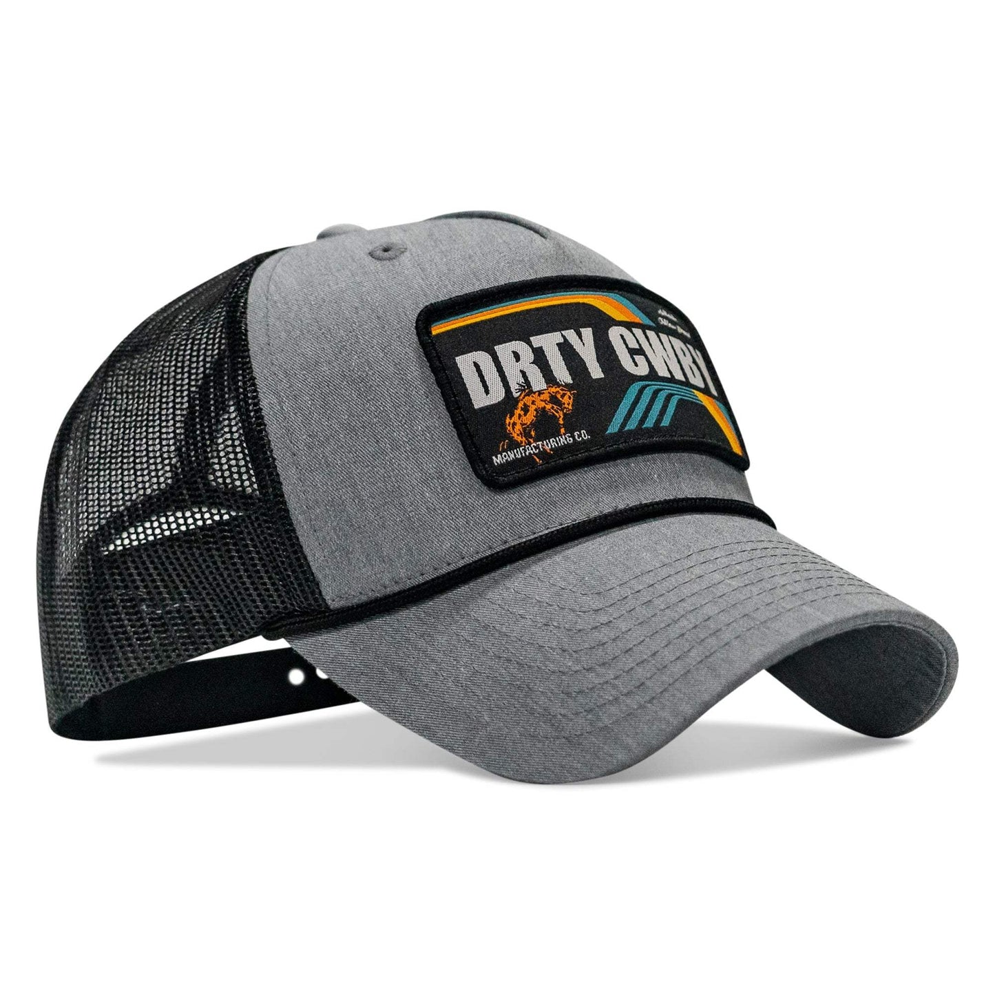 DRTYCWBY Vintage Bronco Patch Rope Snapback Hat - DIRTY COWBOY USA - Flyclothing LLC