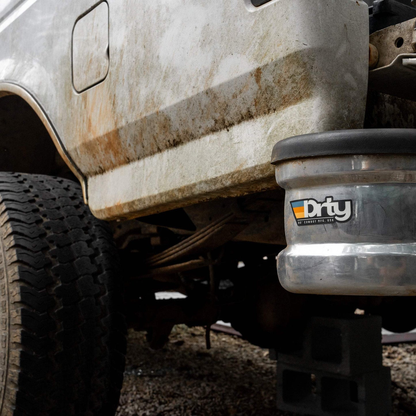 Original DRTY Branded Decal Sticker - DIRTY COWBOY USA - Flyclothing LLC