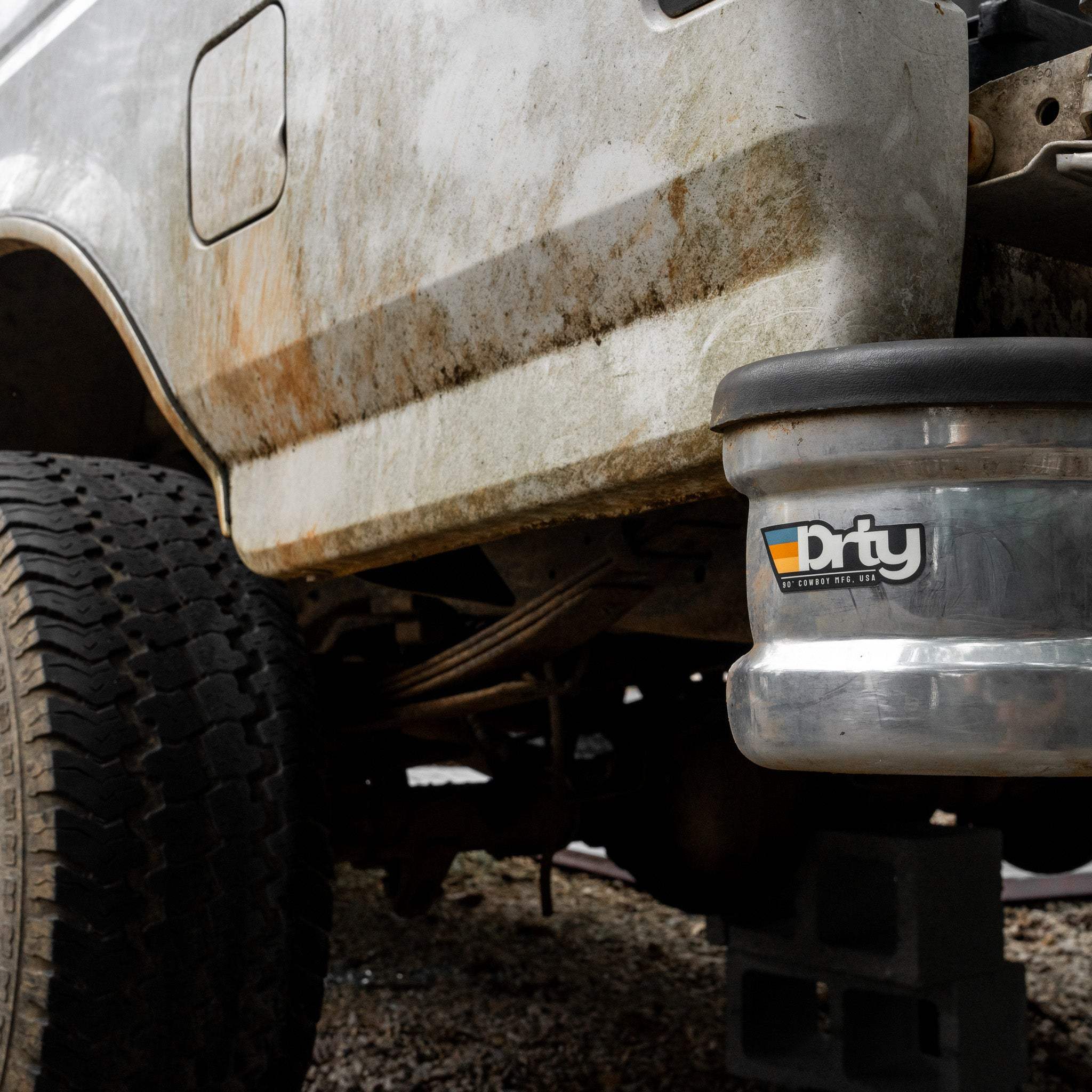 Original DRTY Branded Decal Sticker - DIRTY COWBOY USA - Flyclothing LLC