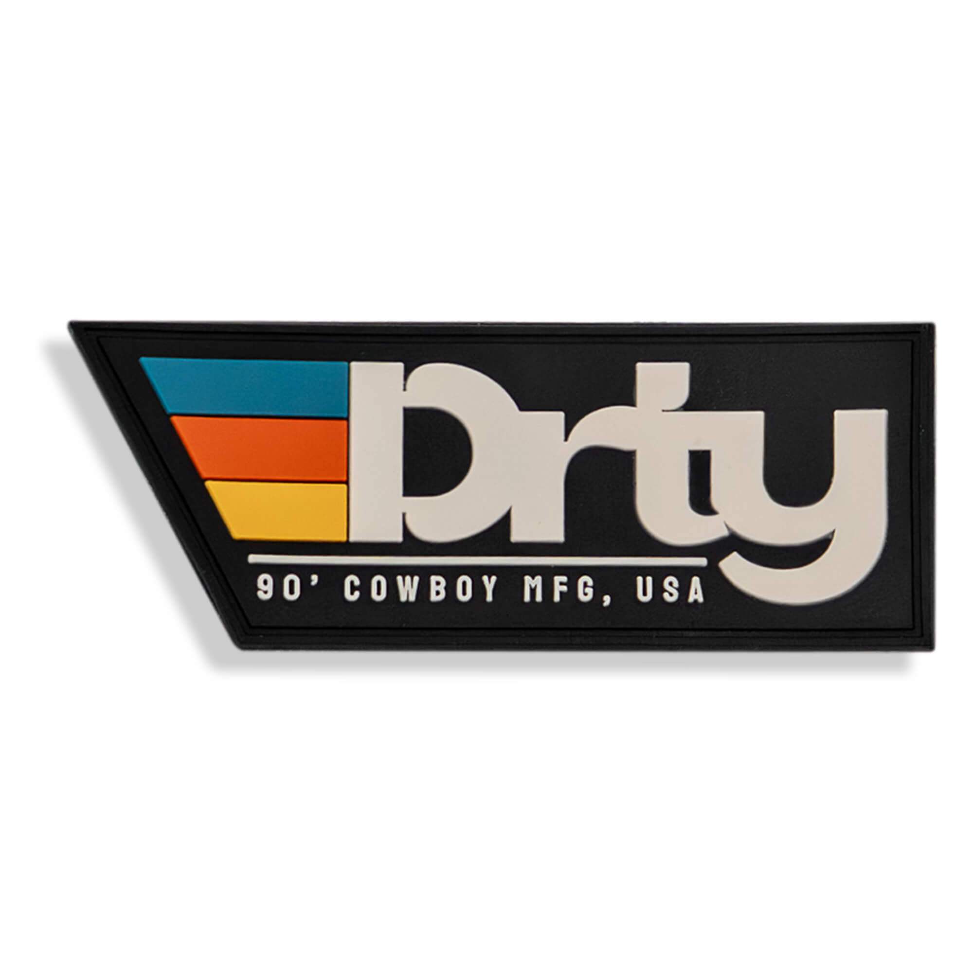 Branded DRTY Original PVC Patch - DIRTY COWBOY USA - Flyclothing LLC