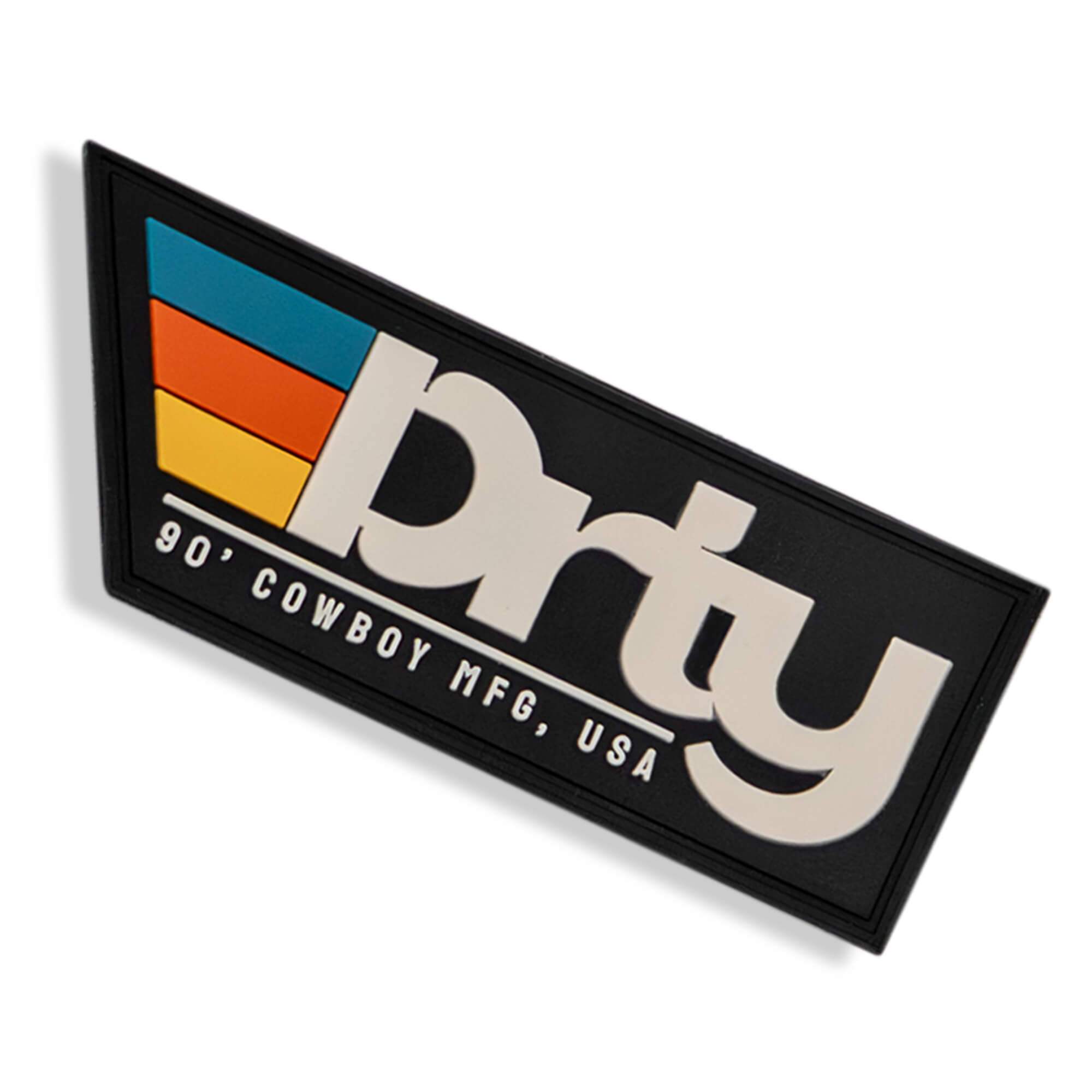 Branded DRTY Original PVC Patch - DIRTY COWBOY USA - Flyclothing LLC
