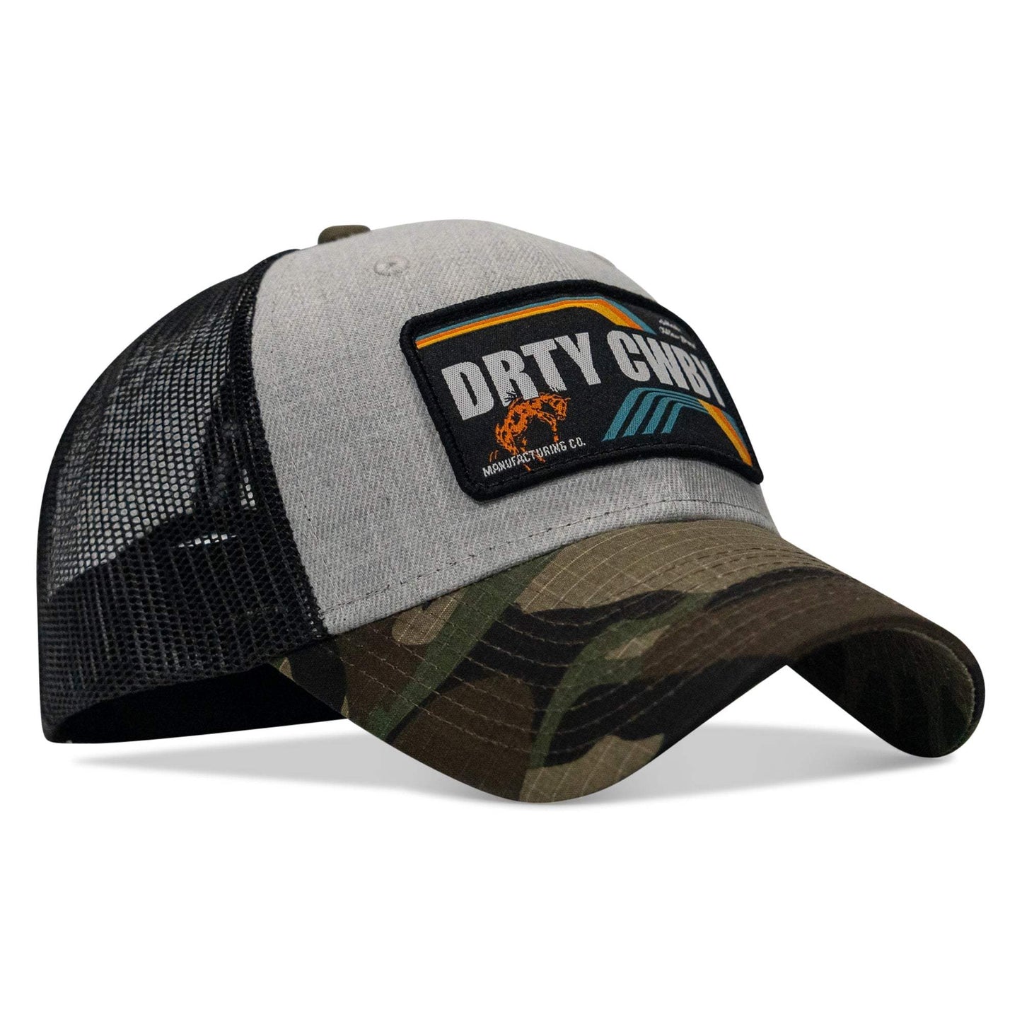 DRTYCWBY Vintage Bronco Patch Snapback Hat - DIRTY COWBOY USA - Flyclothing LLC