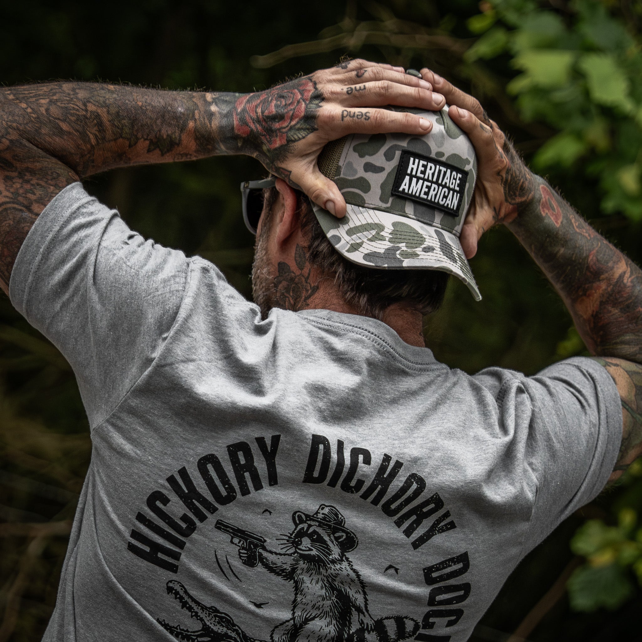 Heritage American Patch Snapback Hat - DIRTY COWBOY USA - Flyclothing LLC
