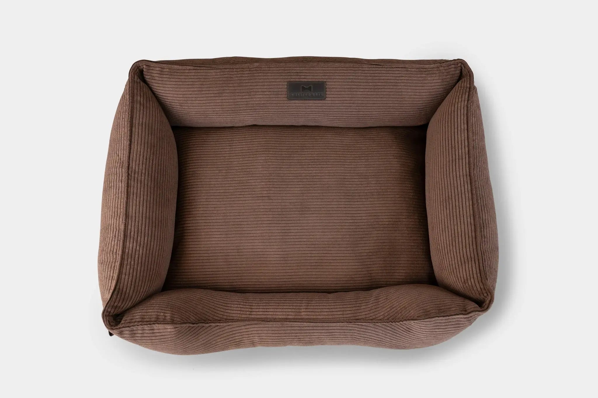 Chester & Lee | Fancy Corduroy Sleeper Dog Bed Brown - Chester & Lee - Flyclothing LLC
