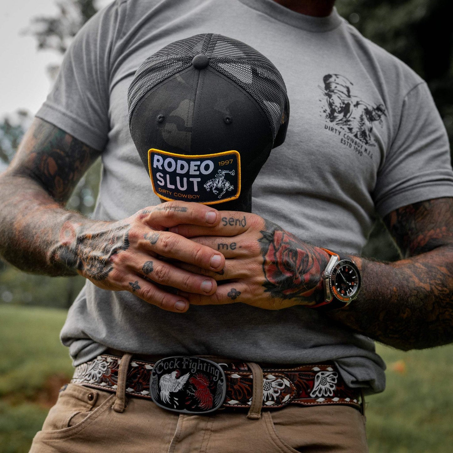 Rodeo Slut Patch SnapBack - DIRTY COWBOY USA - Flyclothing LLC