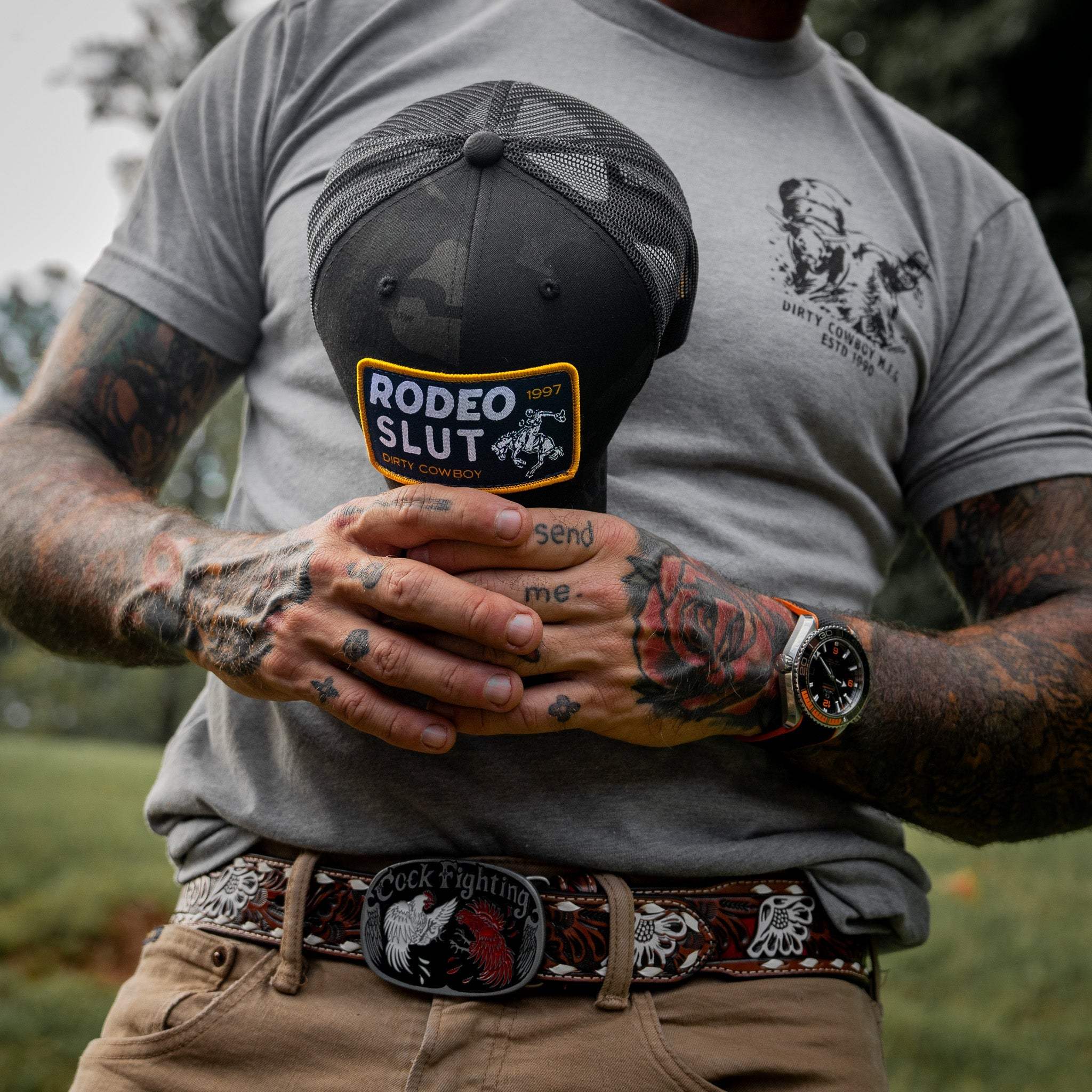 Rodeo Slut Patch SnapBack - DIRTY COWBOY USA - Flyclothing LLC