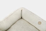 Chester & Lee | Furry Sleeper Dog Bed Beige - Chester & Lee - Flyclothing LLC