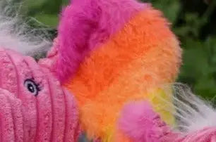 Rainbow Elephant Knottie® Plush Dog Toy - HuggleHounds - Flyclothing LLC