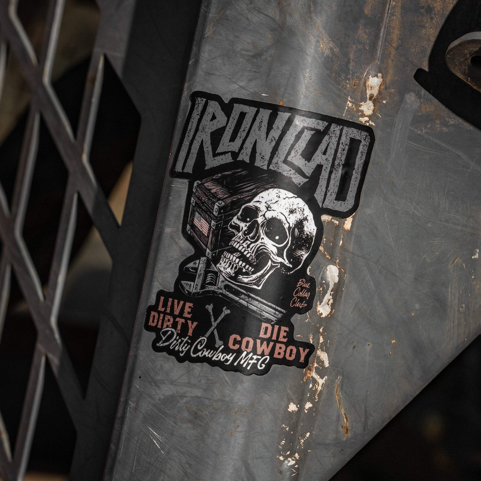 Ironclad Decal Sticker - DIRTY COWBOY USA - Flyclothing LLC