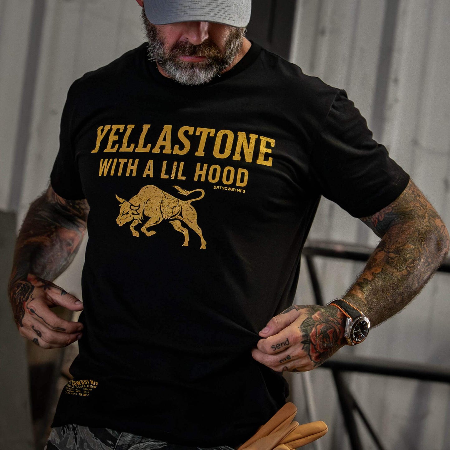 Yellastone Men's T-Shirt - DIRTY COWBOY USA - Flyclothing LLC