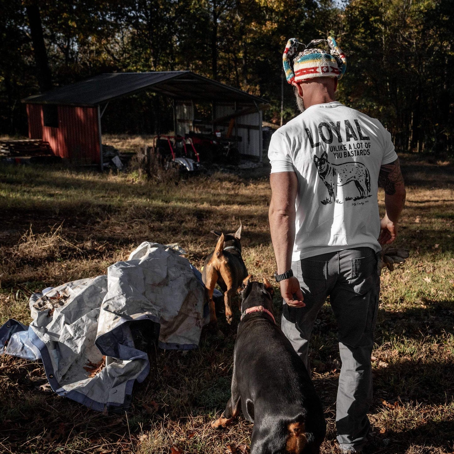 Loyal Unlike A Lot Of You Bastards Dog Men's T-Shirt - DIRTY COWBOY USA - Flyclothing LLC