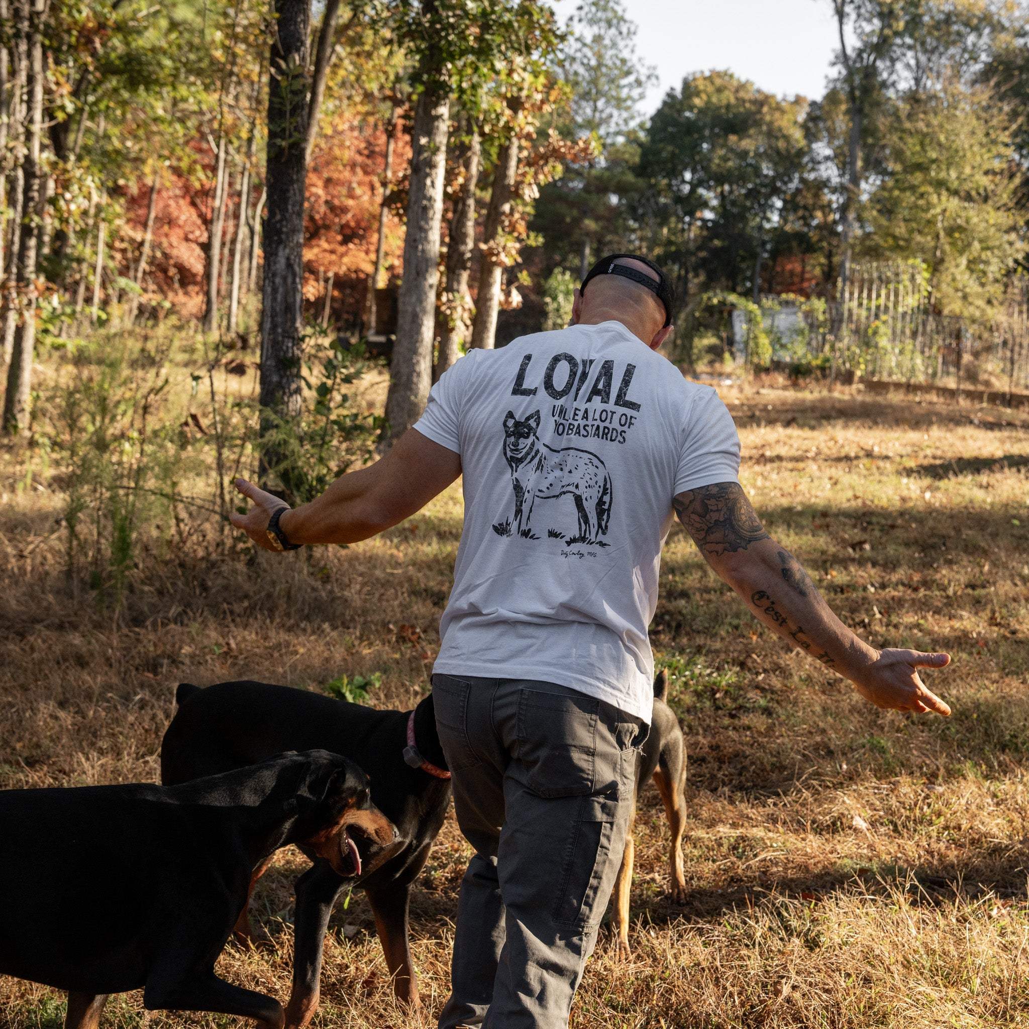 Loyal Unlike A Lot Of You Bastards Dog Men's T-Shirt - DIRTY COWBOY USA - Flyclothing LLC