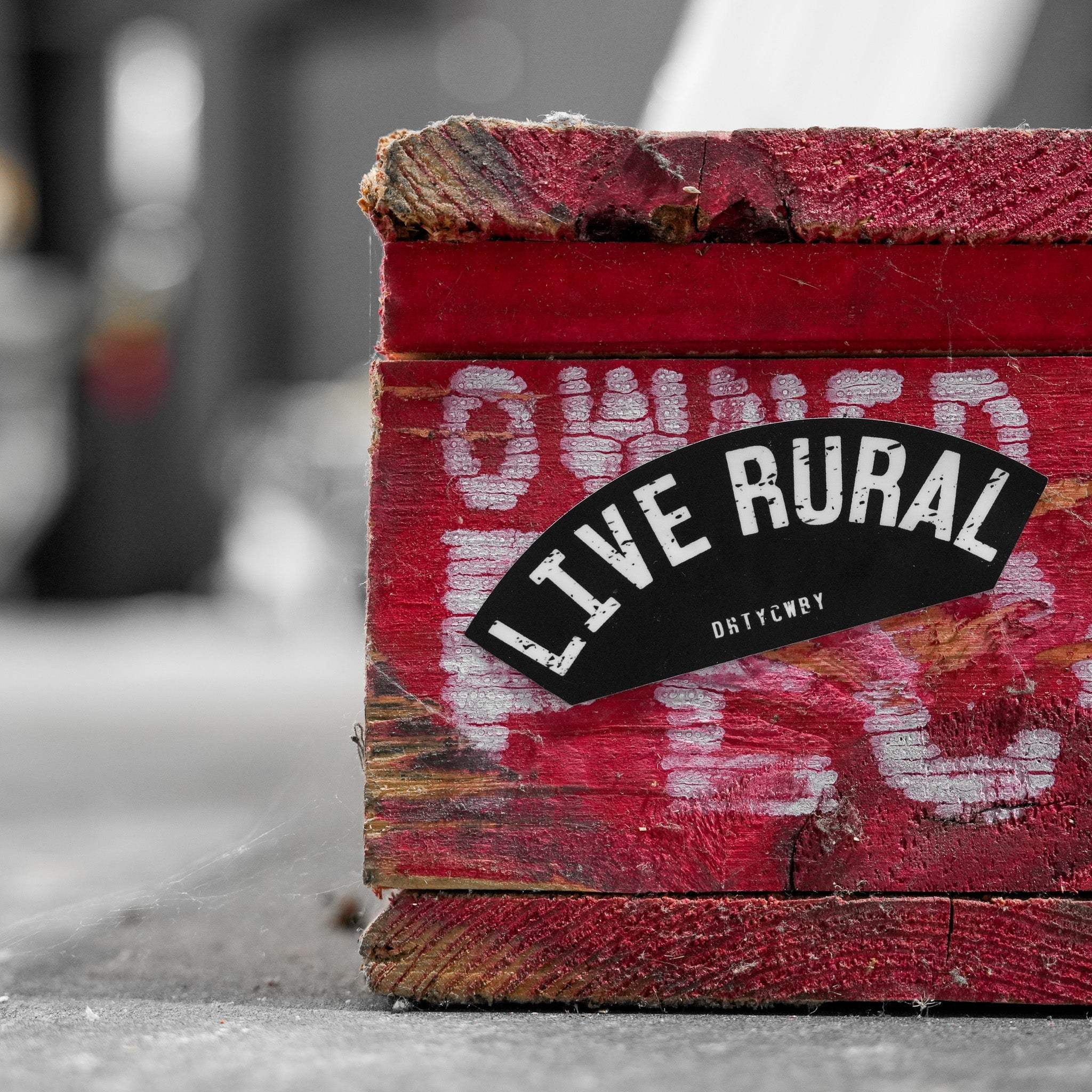 Live Rural Decal - DIRTY COWBOY USA - Flyclothing LLC