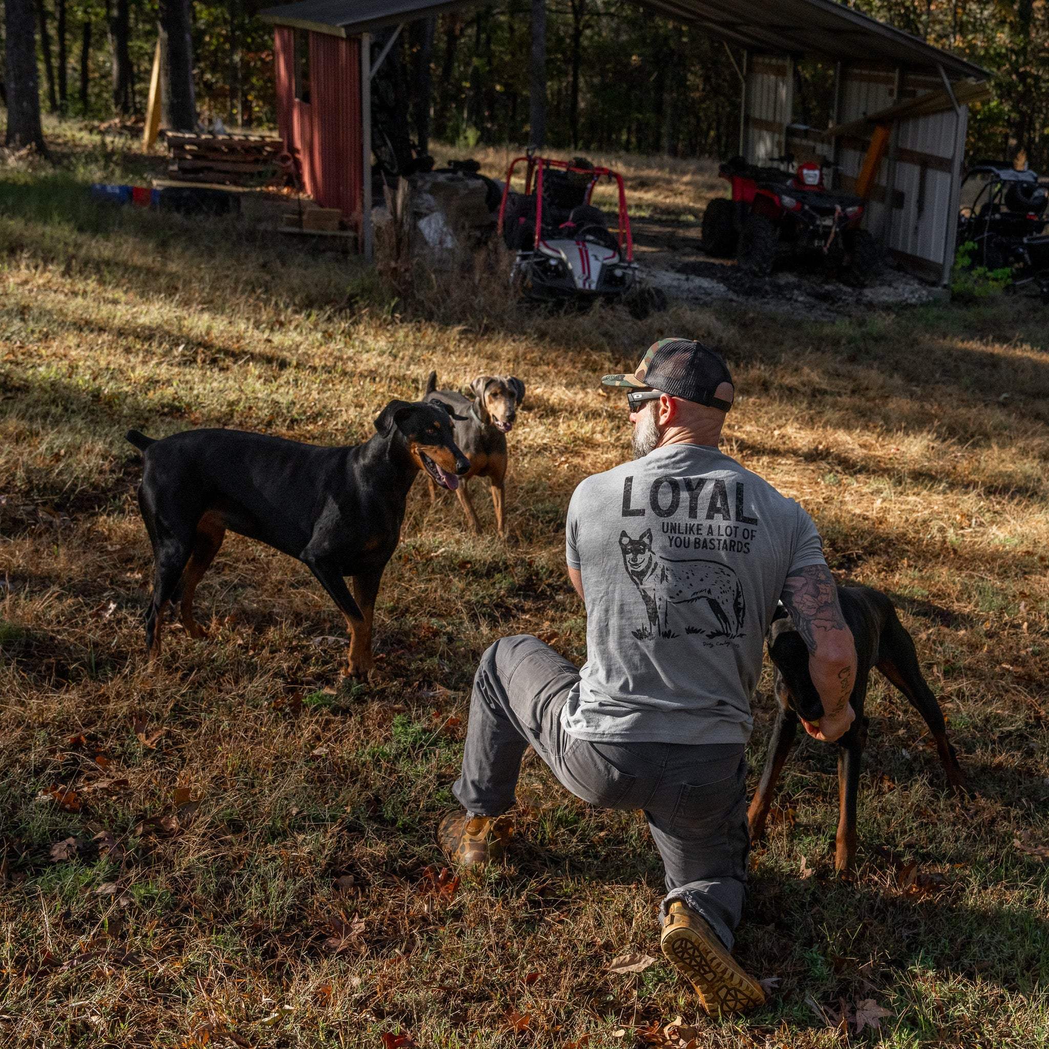 Loyal Unlike A Lot Of You Bastards Dog Men's T-Shirt - DIRTY COWBOY USA - Flyclothing LLC