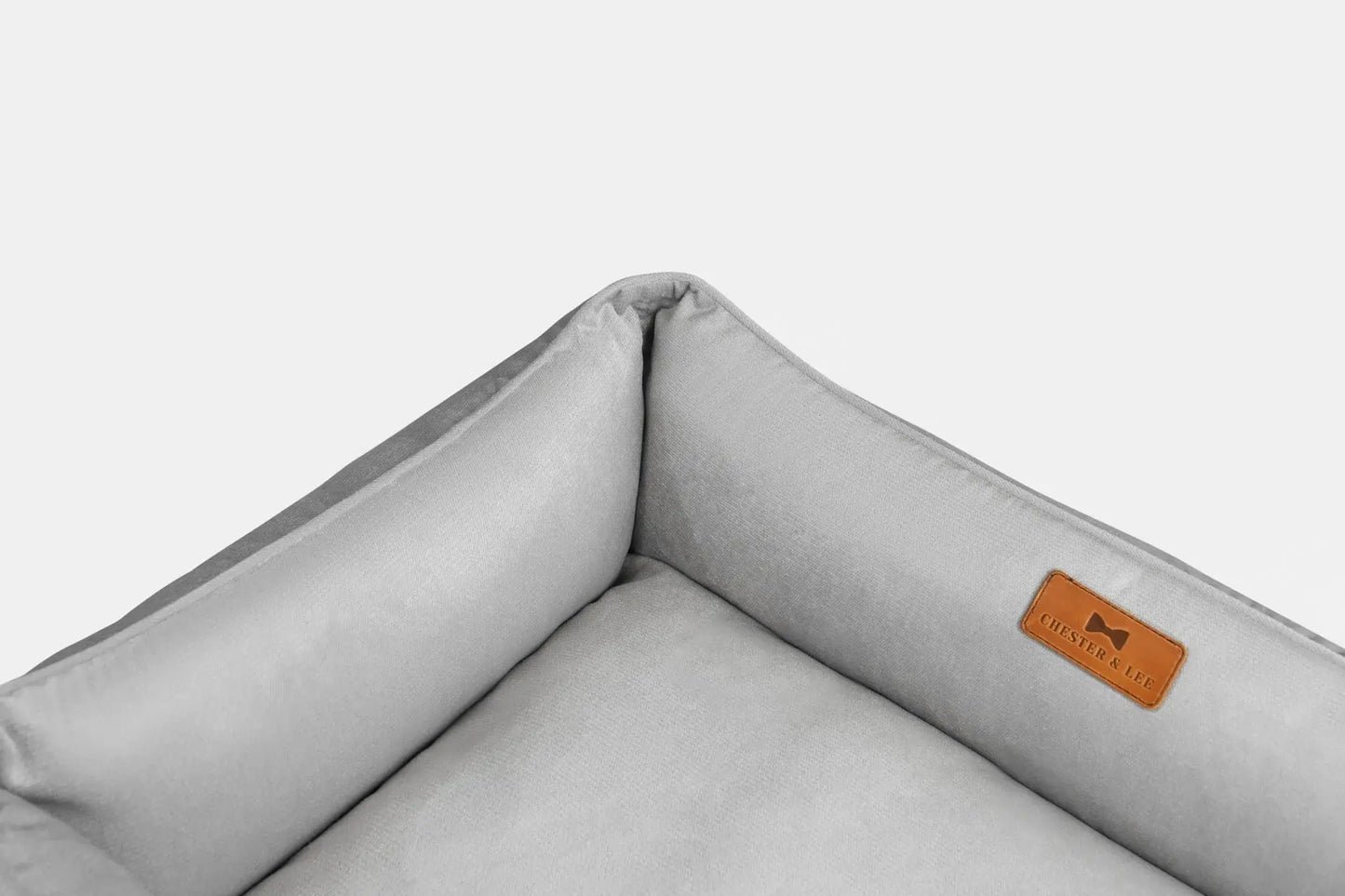 Chester & Lee | Classic Velvet Sleeper Dog Bed Gray - Chester & Lee - Flyclothing LLC