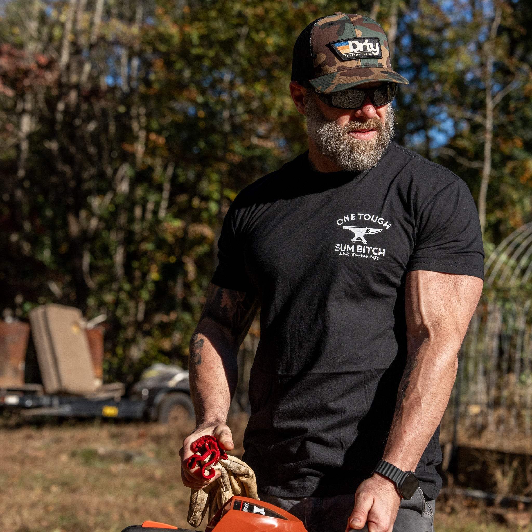 One Tough Sum Anvil Men's T-Shirt - DIRTY COWBOY USA - Flyclothing LLC