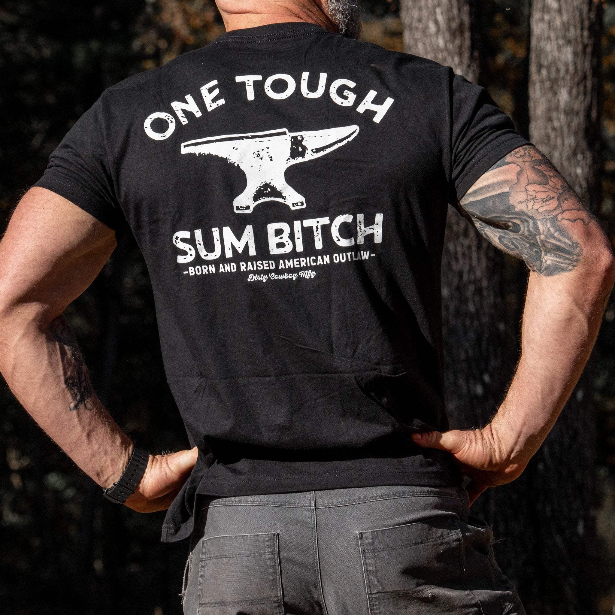 One Tough Sum Anvil Men's T-Shirt - DIRTY COWBOY USA - Flyclothing LLC
