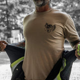 Blue Collar Skull Men's T-Shirt - DIRTY COWBOY USA - Flyclothing LLC