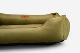Chester & Lee | Vibrant Velvet Sleeper Dog Bed Olive - Chester & Lee - Flyclothing LLC