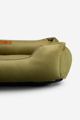 Chester & Lee | Vibrant Velvet Sleeper Dog Bed Olive - Chester & Lee - Flyclothing LLC