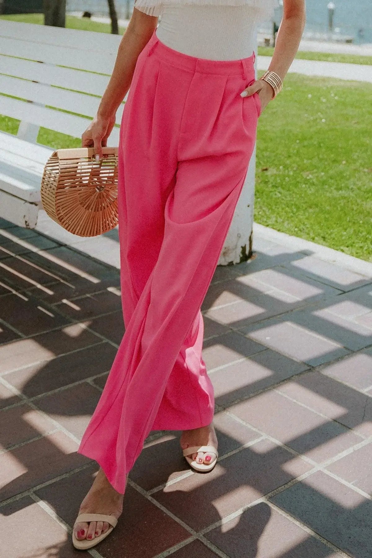 UPSCALE AURA WOVEN PANTS - Flying Tomato - Flyclothing LLC