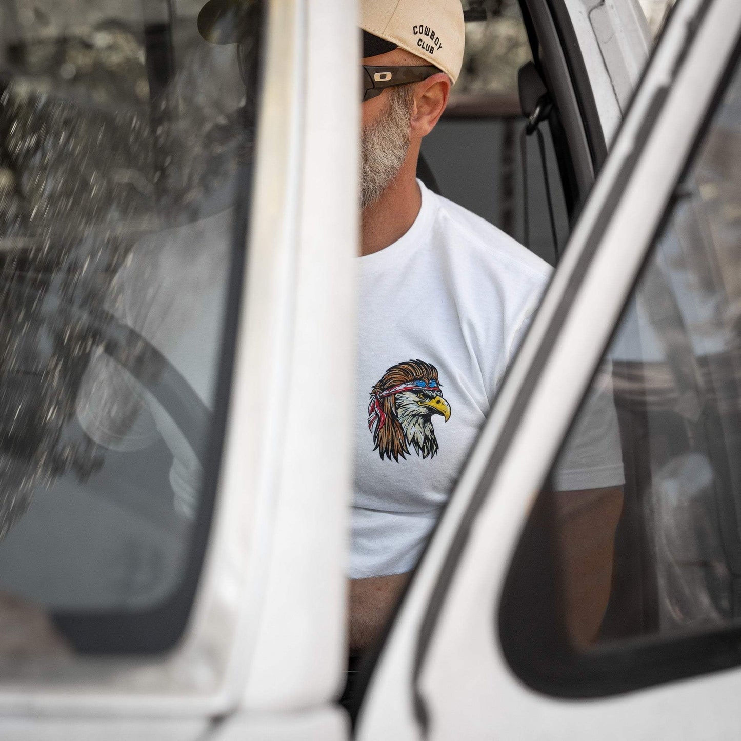 American Eagle Patriotic Men's T-Shirt - DIRTY COWBOY USA - Flyclothing LLC