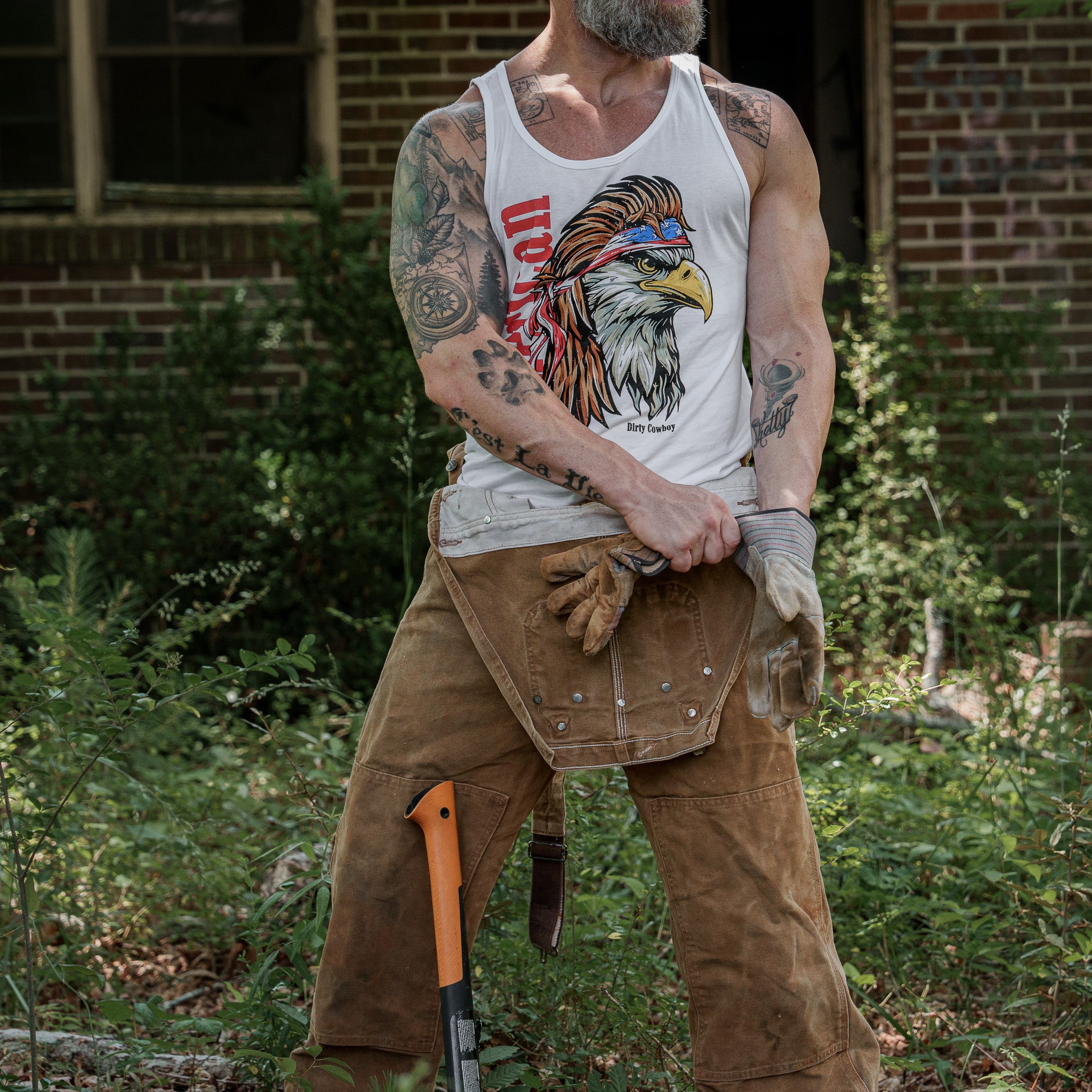 American Eagle Men's Tank Top - DIRTY COWBOY USA - Flyclothing LLC
