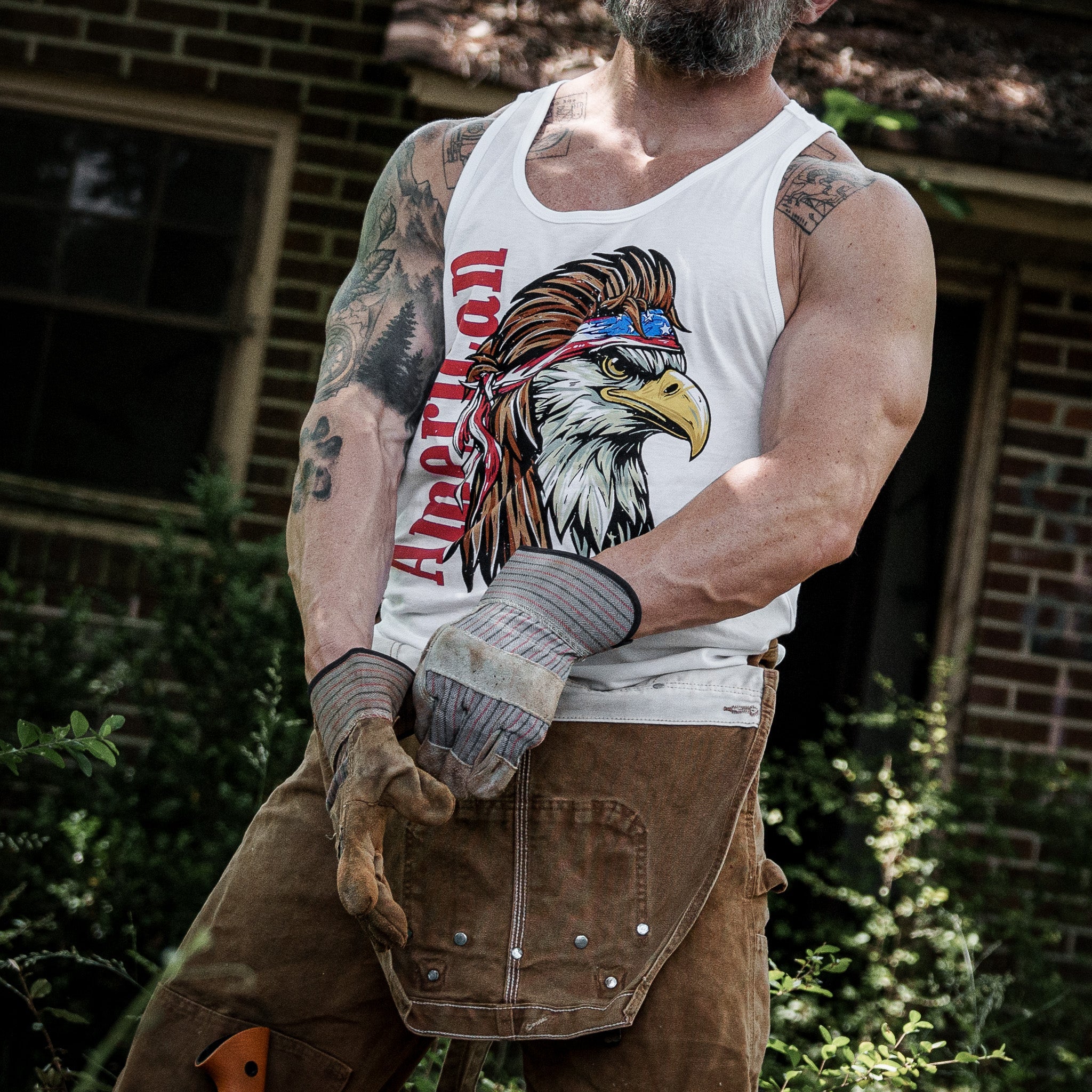 American Eagle Men's Tank Top - DIRTY COWBOY USA - Flyclothing LLC