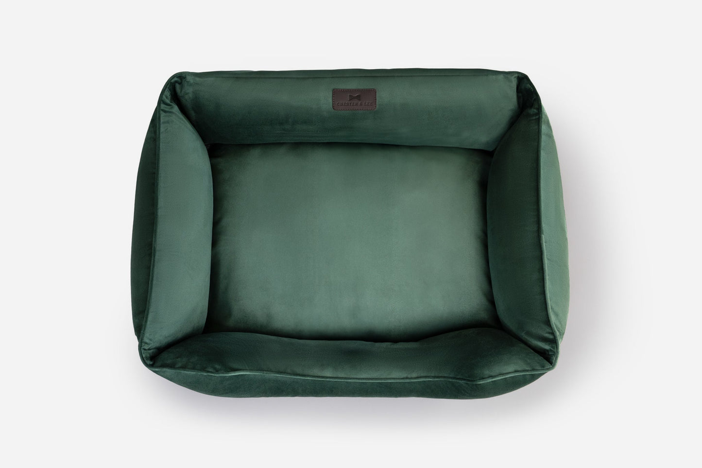 Chester & Lee | Classic Velvet Sleeper Dog Bed Green - Chester & Lee - Flyclothing LLC