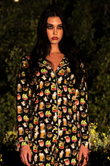 The Potions Pub | Halloween Cocktail SleepDeep™ Women’s Long Sleeve Pajama Set - Shinesty - Flyclothing LLC