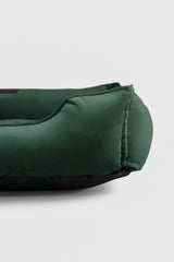 Chester & Lee | Classic Velvet Sleeper Dog Bed Green - Chester & Lee - Flyclothing LLC