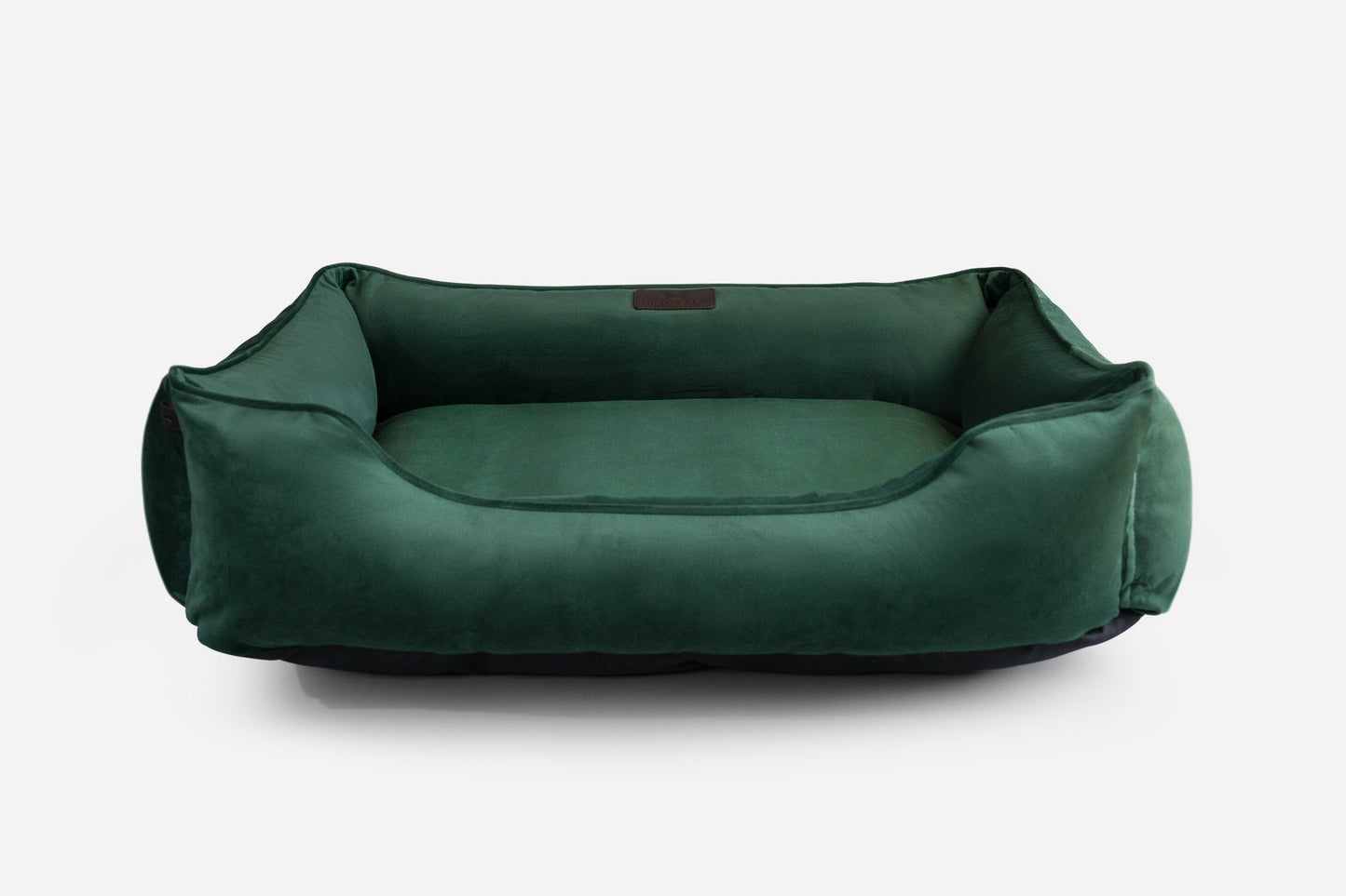 Classic Velvet Sleeper Dog Bed Green