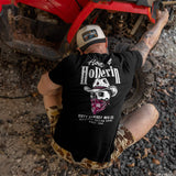 Hootin' And Hollern' Cowboy Skull Men's T-Shirt - DIRTY COWBOY USA - Flyclothing LLC