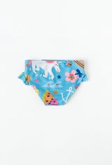 Girls' Ruffle Swim Bottoms | Rainbows & Unicorns