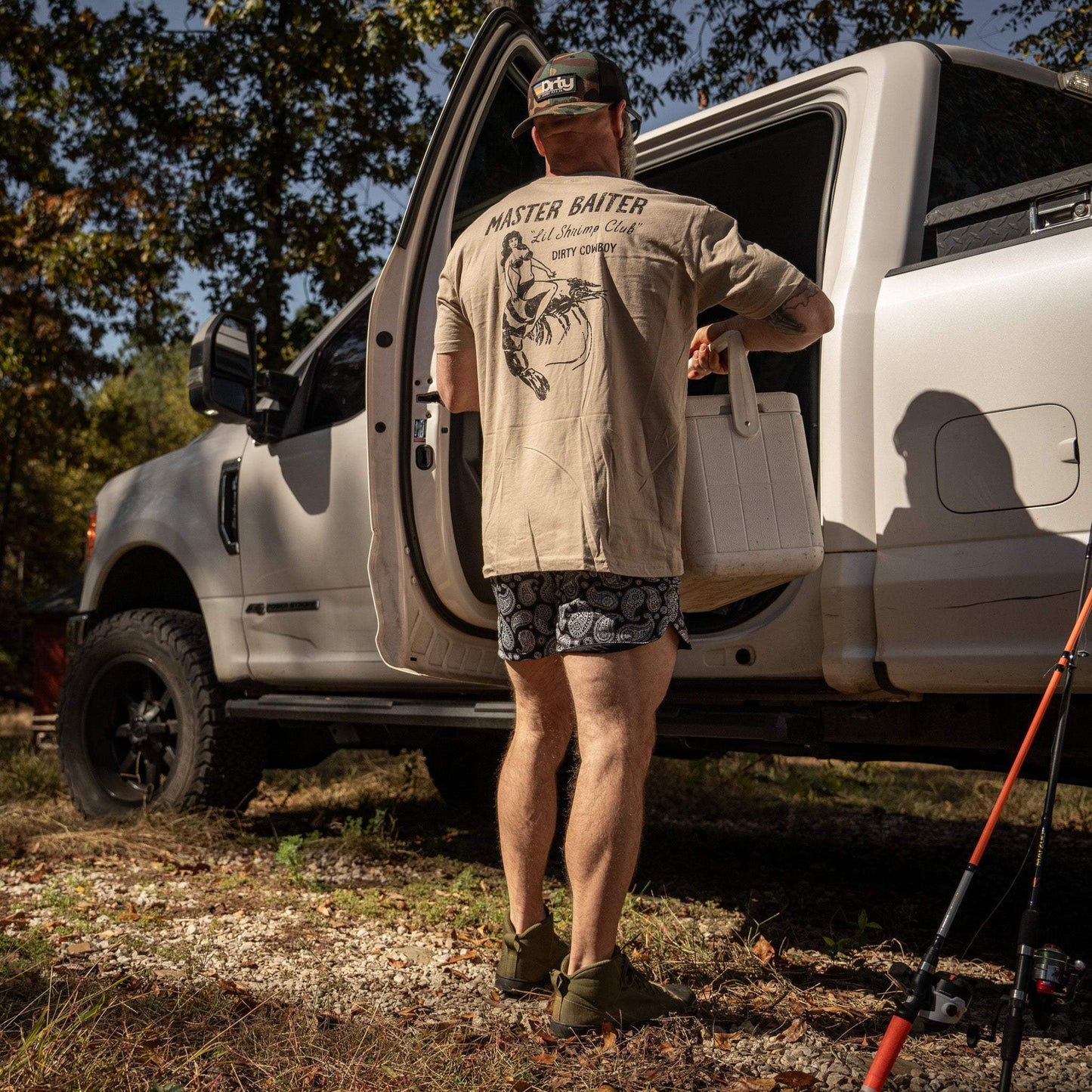 Master Baiter "Lil Shrimp Club" Men's T-Shirt - DIRTY COWBOY USA - Flyclothing LLC