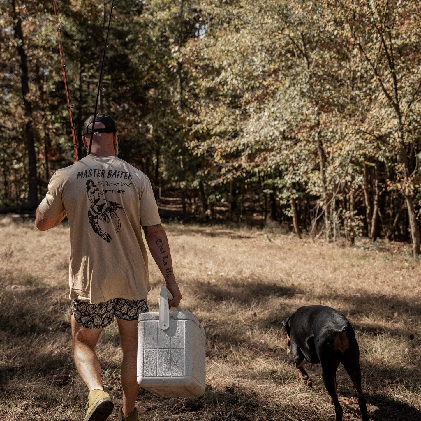 Master Baiter "Lil Shrimp Club" Men's T-Shirt - DIRTY COWBOY USA - Flyclothing LLC
