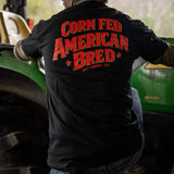 Corn Fed. American Bred Men's T-Shirt - DIRTY COWBOY USA - Flyclothing LLC