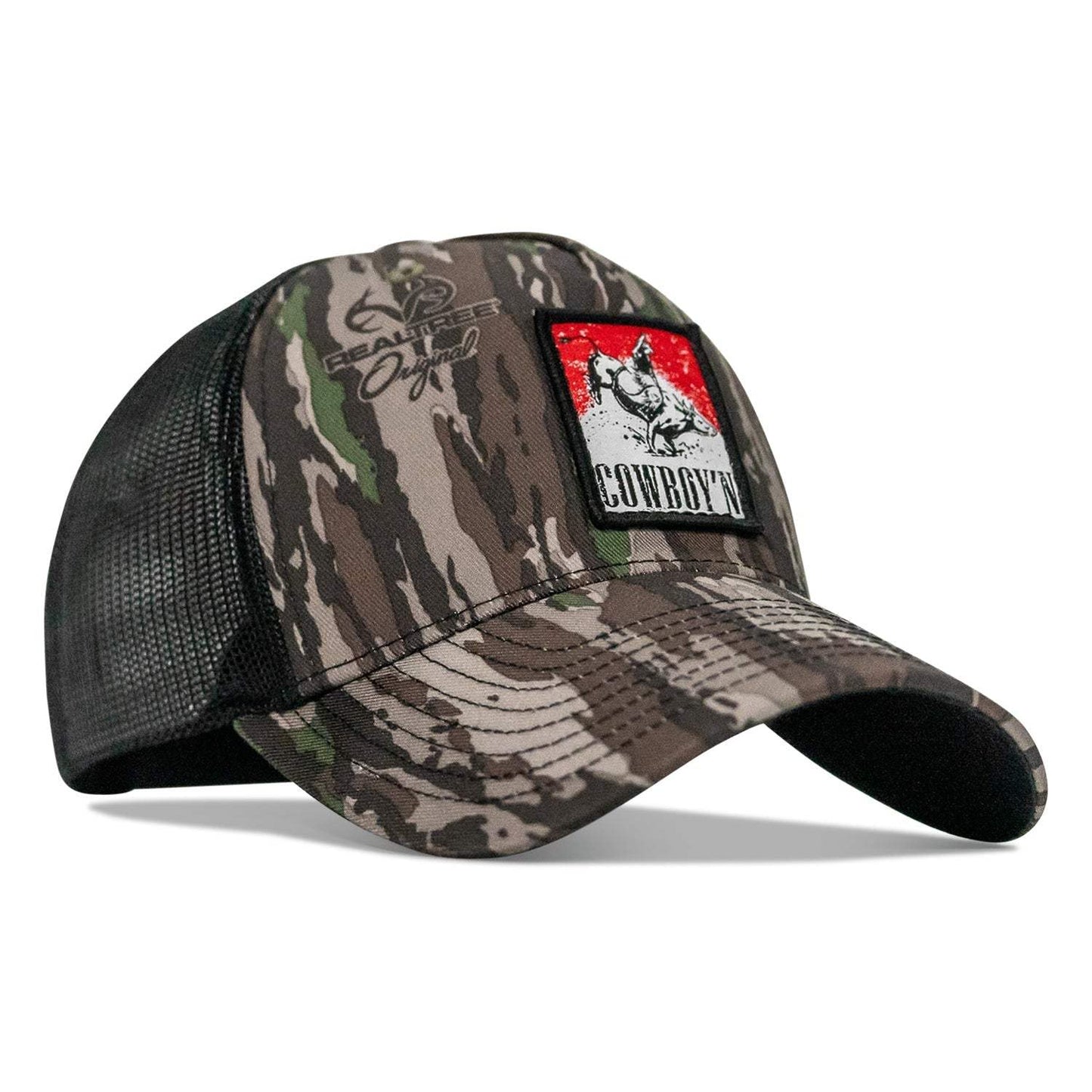 Cowboy'n Patch Mesh Snapback Hat - DIRTY COWBOY USA - Flyclothing LLC