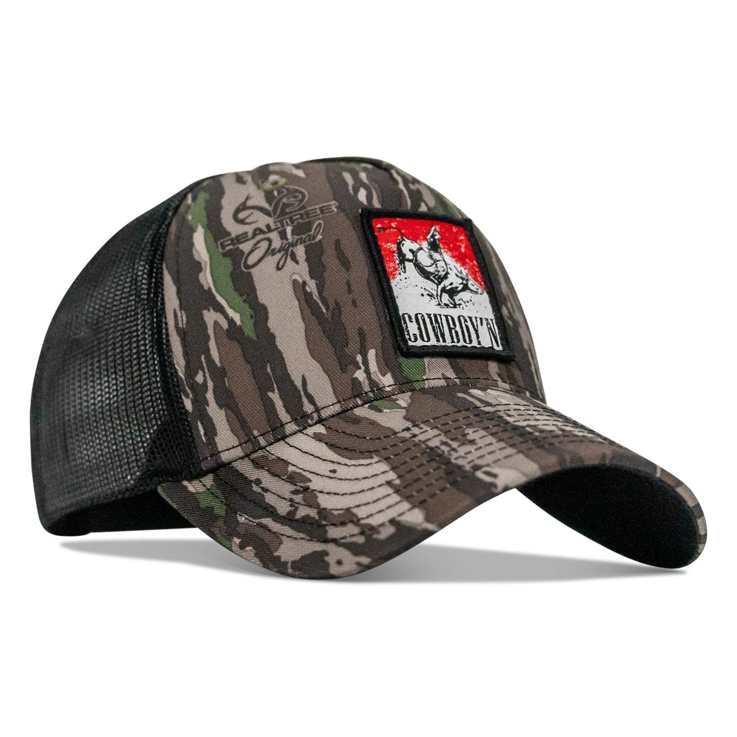 Cowboy'n Patch Mesh Snapback Hat - DIRTY COWBOY USA - Flyclothing LLC