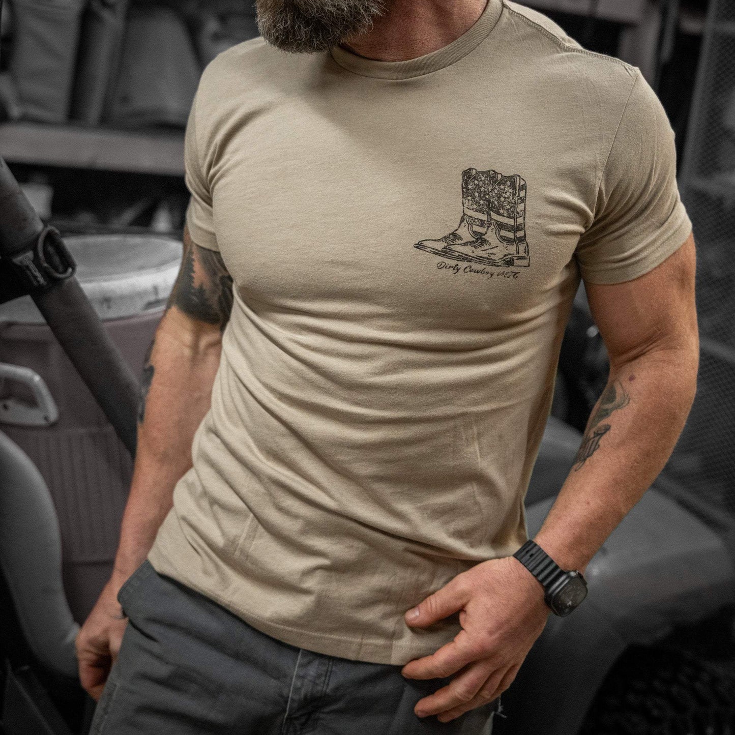 Shit Kickers Men's T-Shirt - DIRTY COWBOY USA - Flyclothing LLC