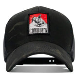 Cowboy'n Patch Mesh Snapback Hat - DIRTY COWBOY USA - Flyclothing LLC