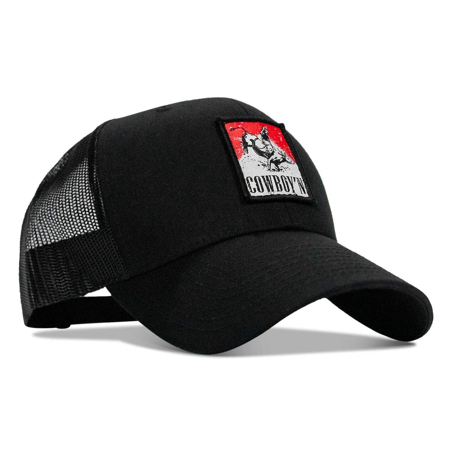 Cowboy'n Patch Mesh Snapback Hat - DIRTY COWBOY USA - Flyclothing LLC