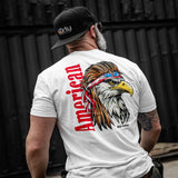 American Eagle Patriotic Men's T-Shirt - DIRTY COWBOY USA - Flyclothing LLC