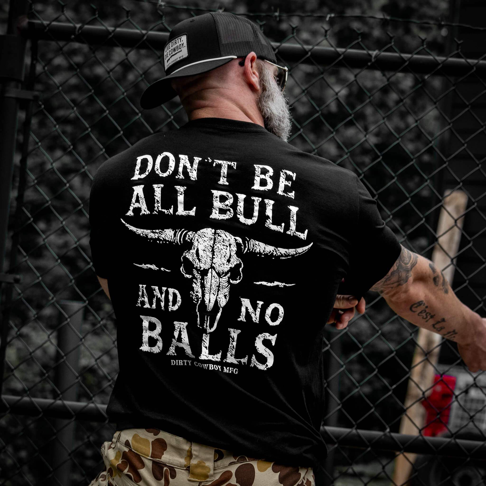 Don't Be All Bull And No Balls Men's T-Shirt - DIRTY COWBOY USA - Flyclothing LLC