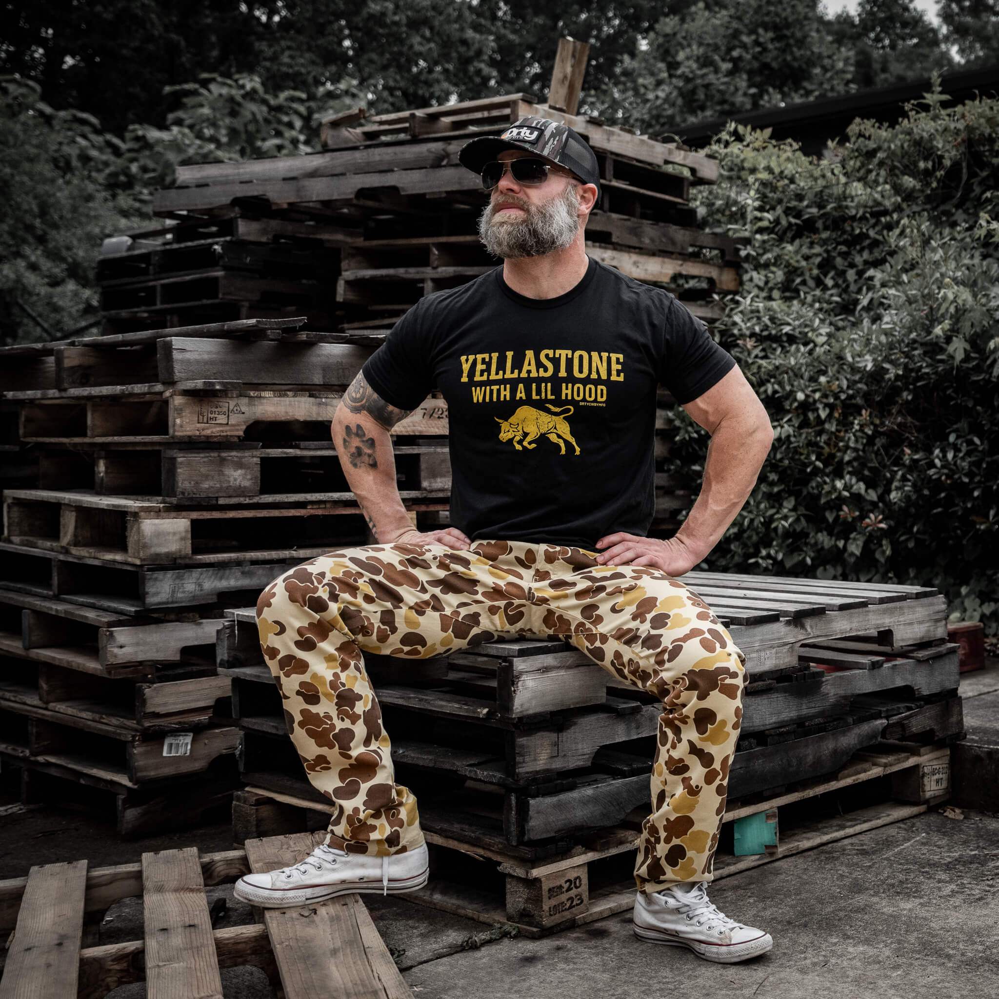 Yellastone Men's T-Shirt - DIRTY COWBOY USA - Flyclothing LLC
