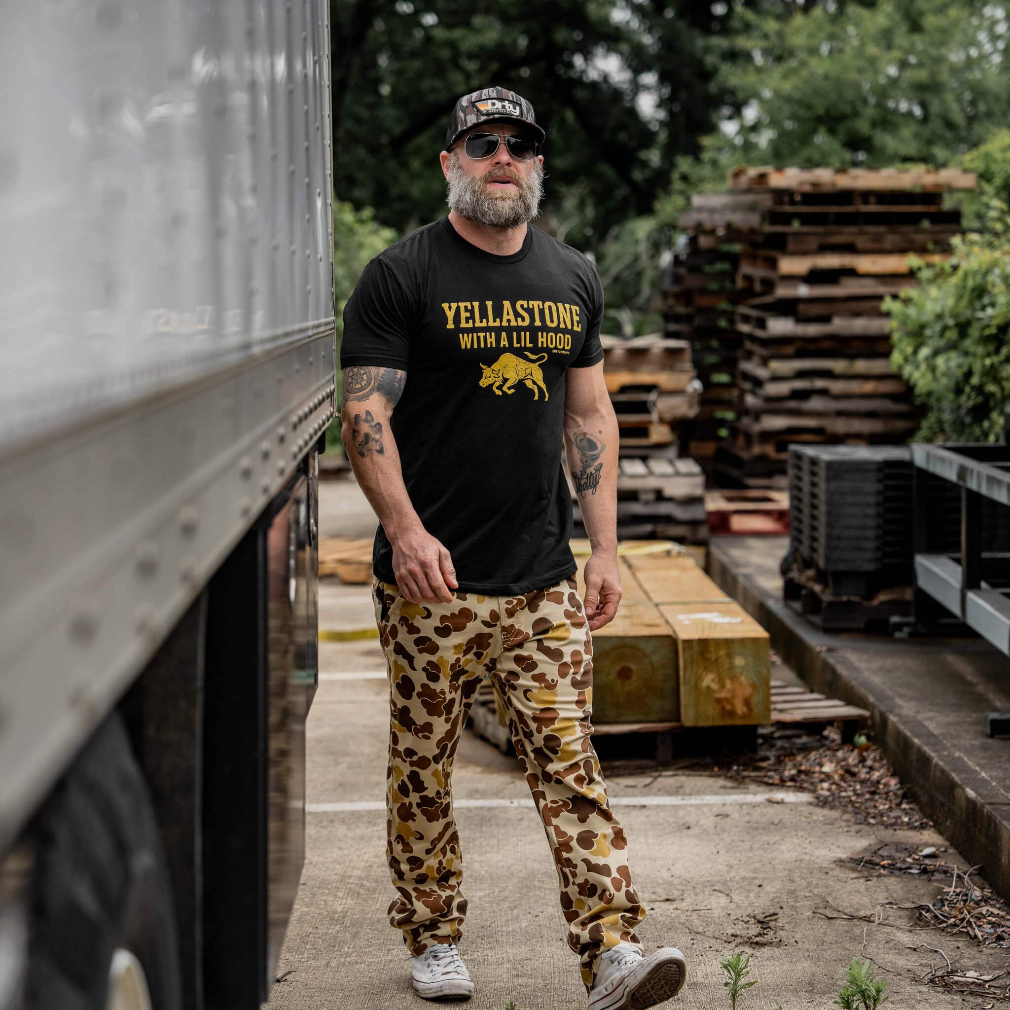 Yellastone Men's T-Shirt - DIRTY COWBOY USA - Flyclothing LLC