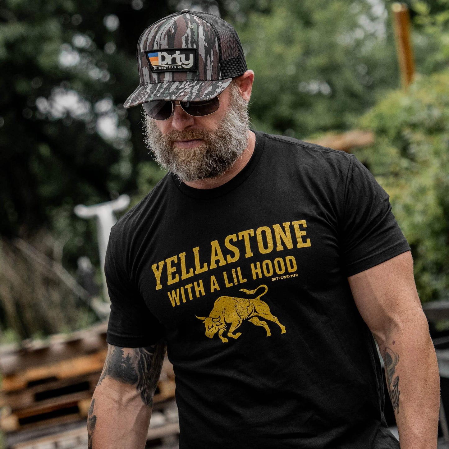 Yellastone Men's T-Shirt - DIRTY COWBOY USA - Flyclothing LLC