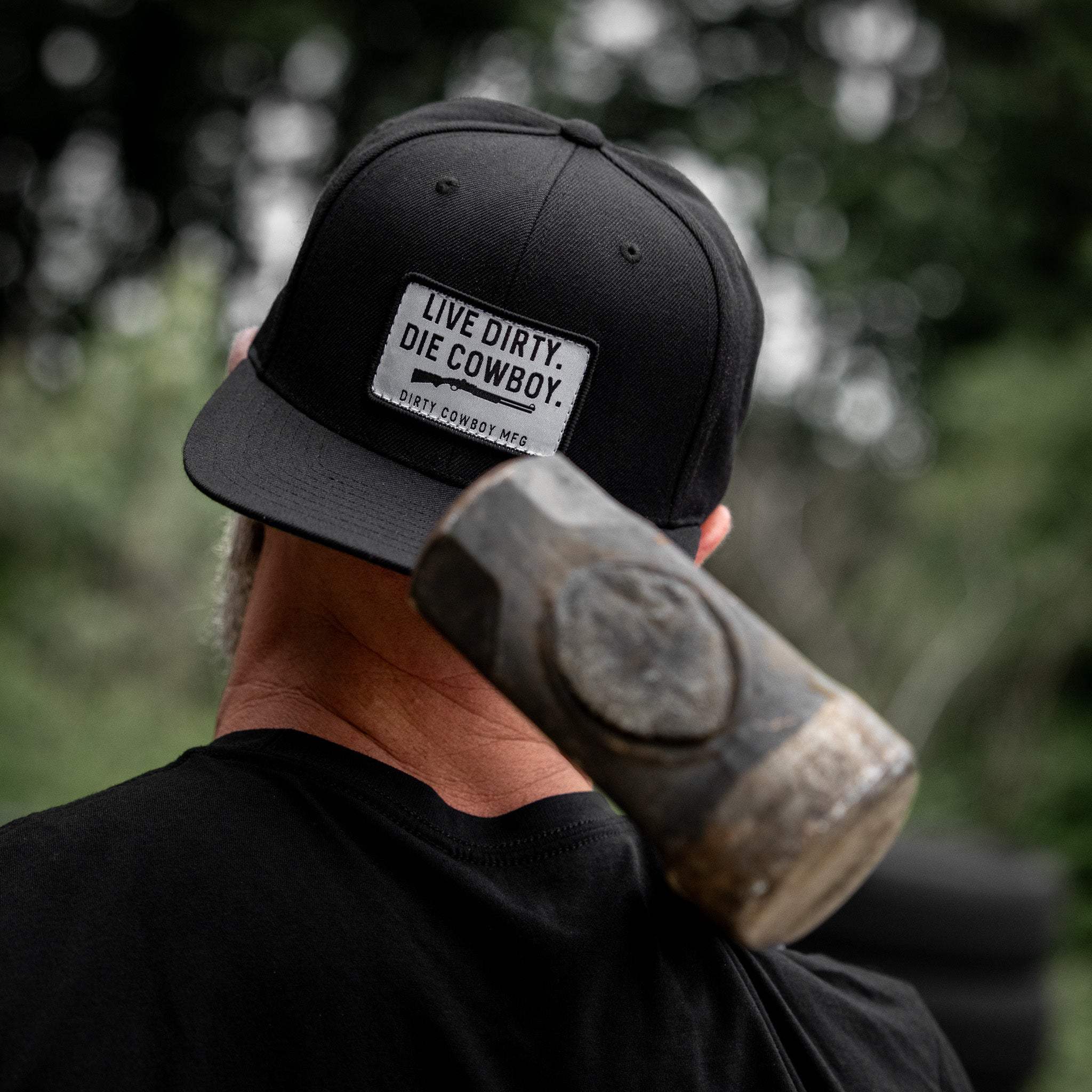 Live Dirty. Die Cowboy. Flatbill SnapBack - DIRTY COWBOY USA - Flyclothing LLC