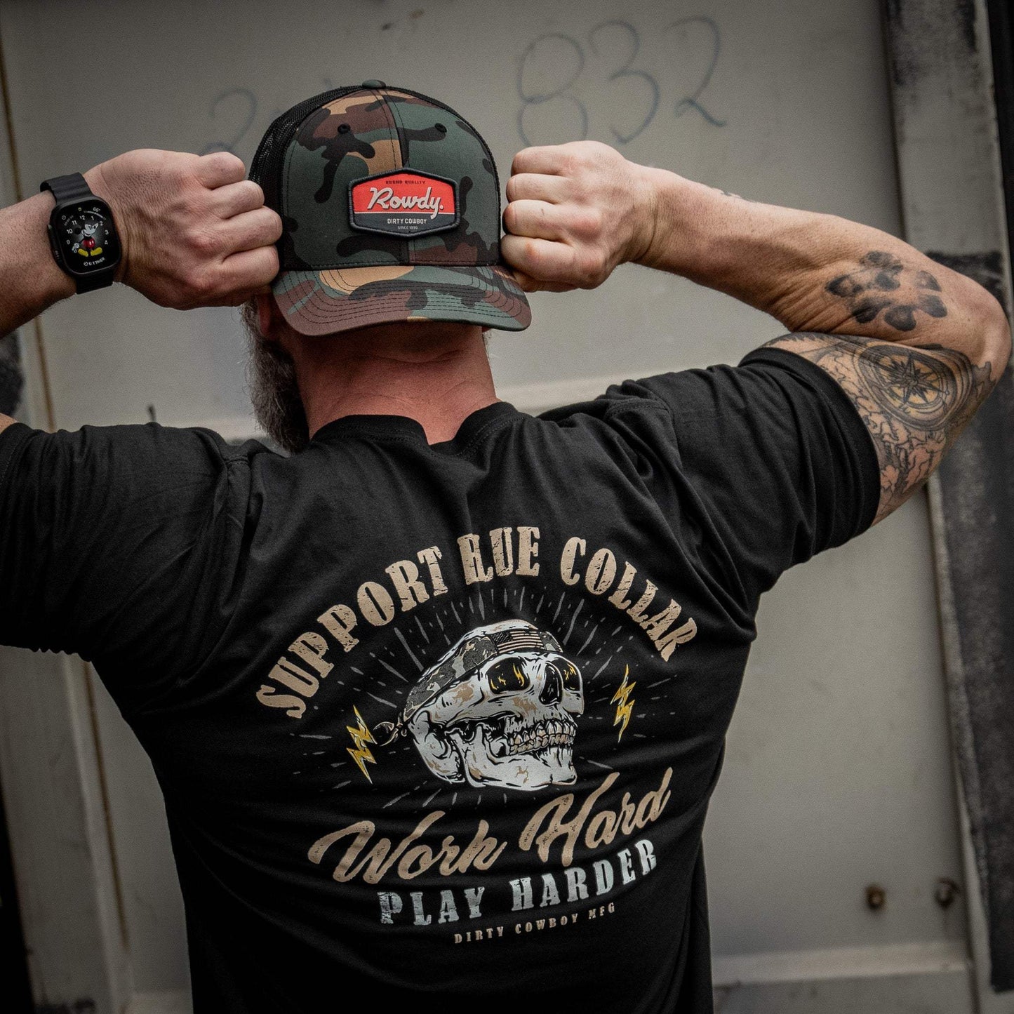 Rowdy. USA Dirty Cowboy Patch SnapBack - DIRTY COWBOY USA - Flyclothing LLC